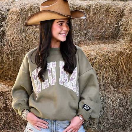 Lulu Mac dark green camo