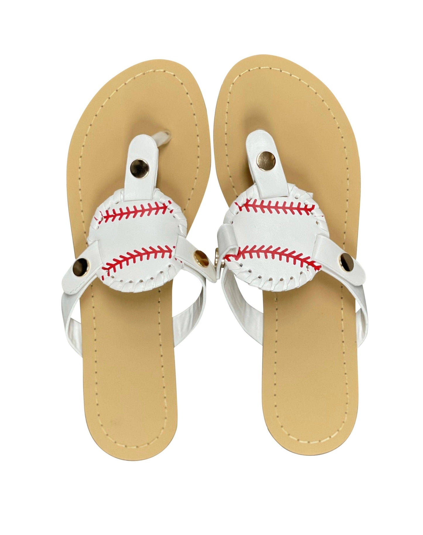 Sandals Women Baseball Flip Flops