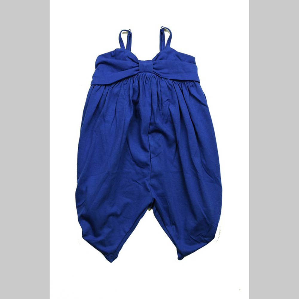 Button-Hem Ankle Jumper aqua