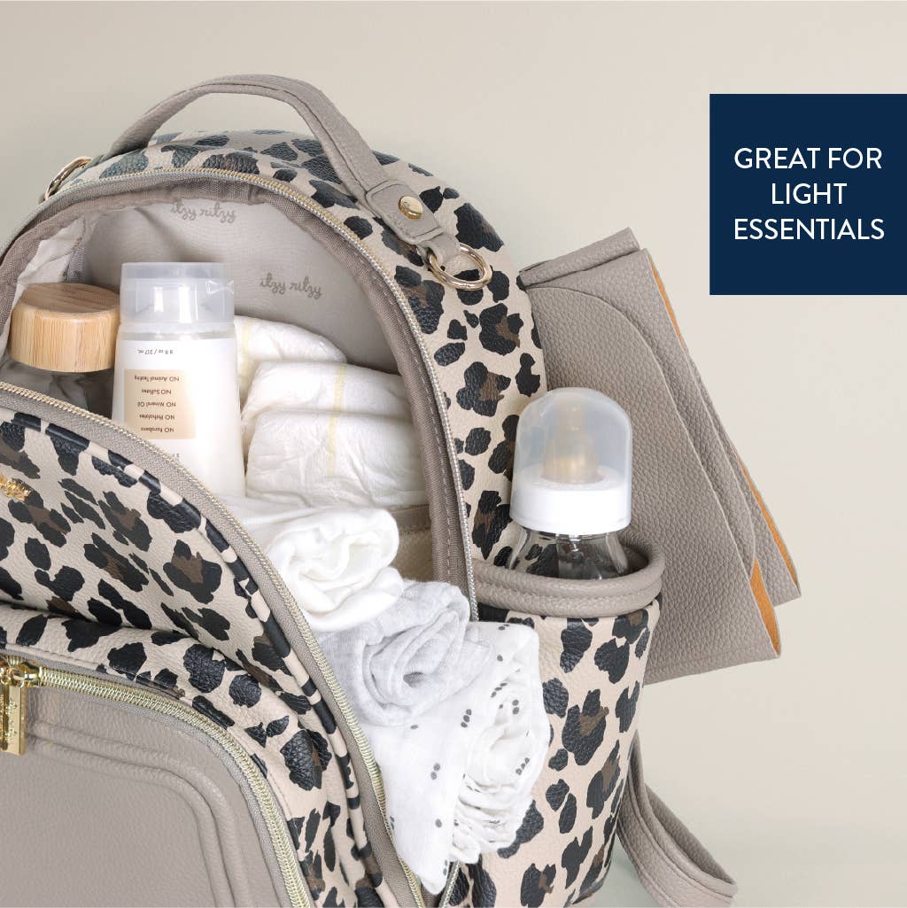 *NEW* Leopard Itzy Mini Plus™ Backpack Diaper Bag
