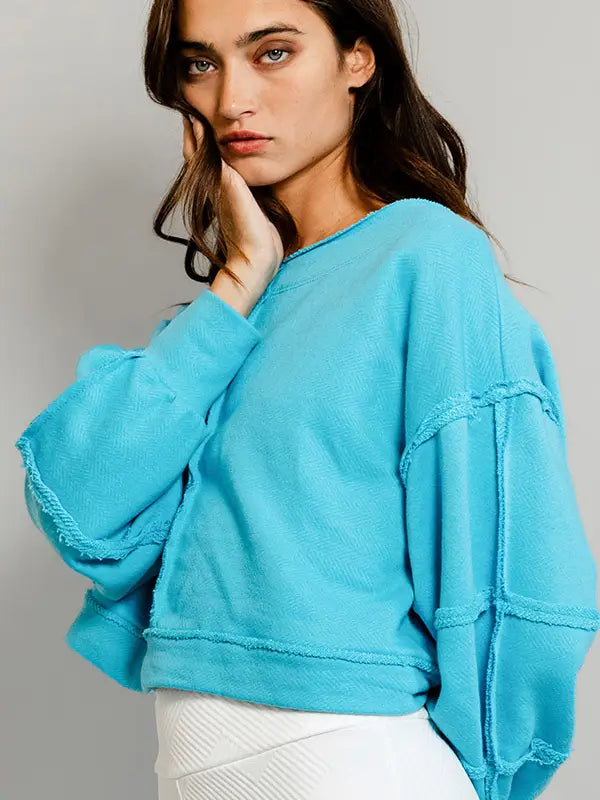Ava Cropped Sweatshirt
