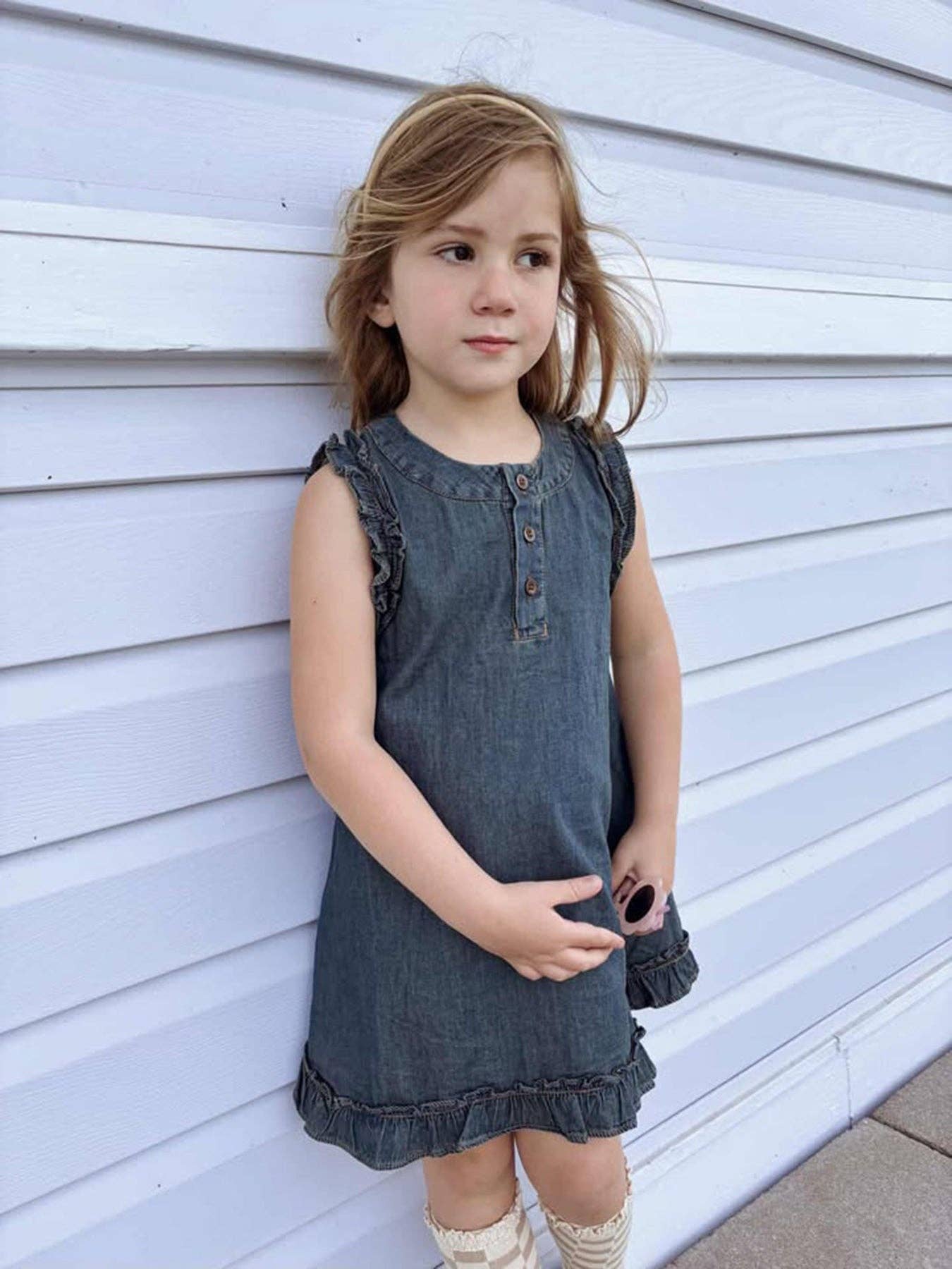 vintage ruffle dress