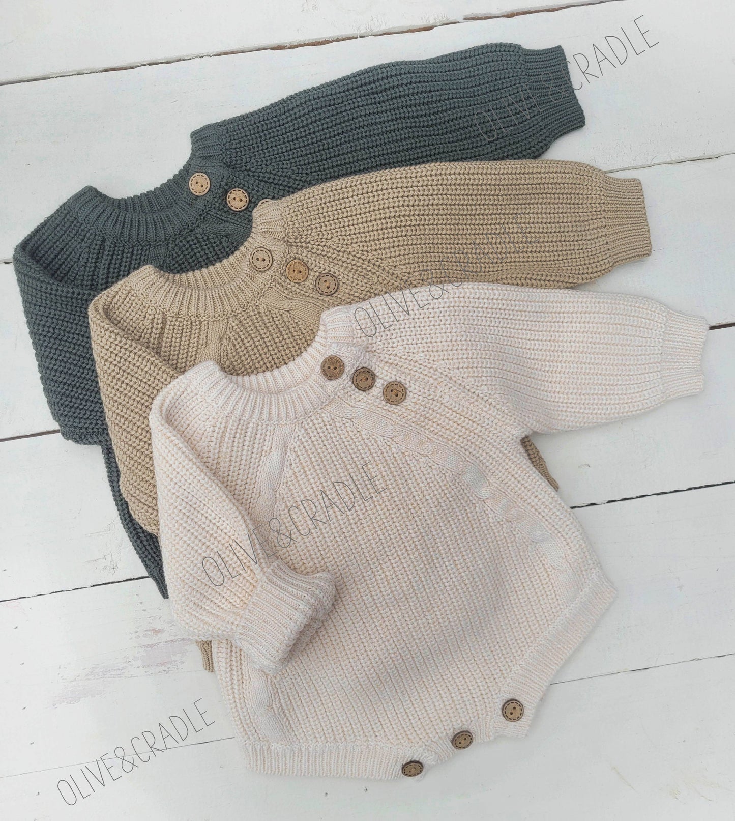 Baby Knit Romper Romper neutral knits Baby clothes Elliot