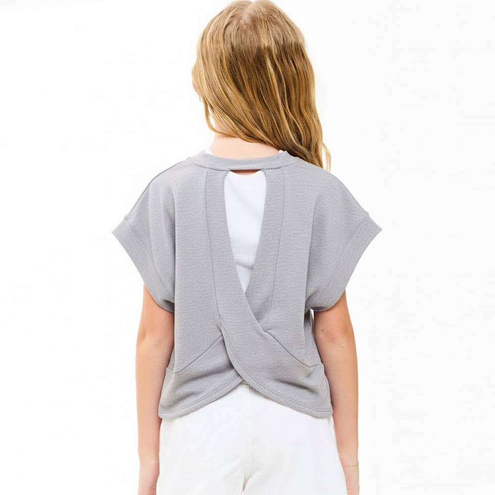 Open Back Fashion Top