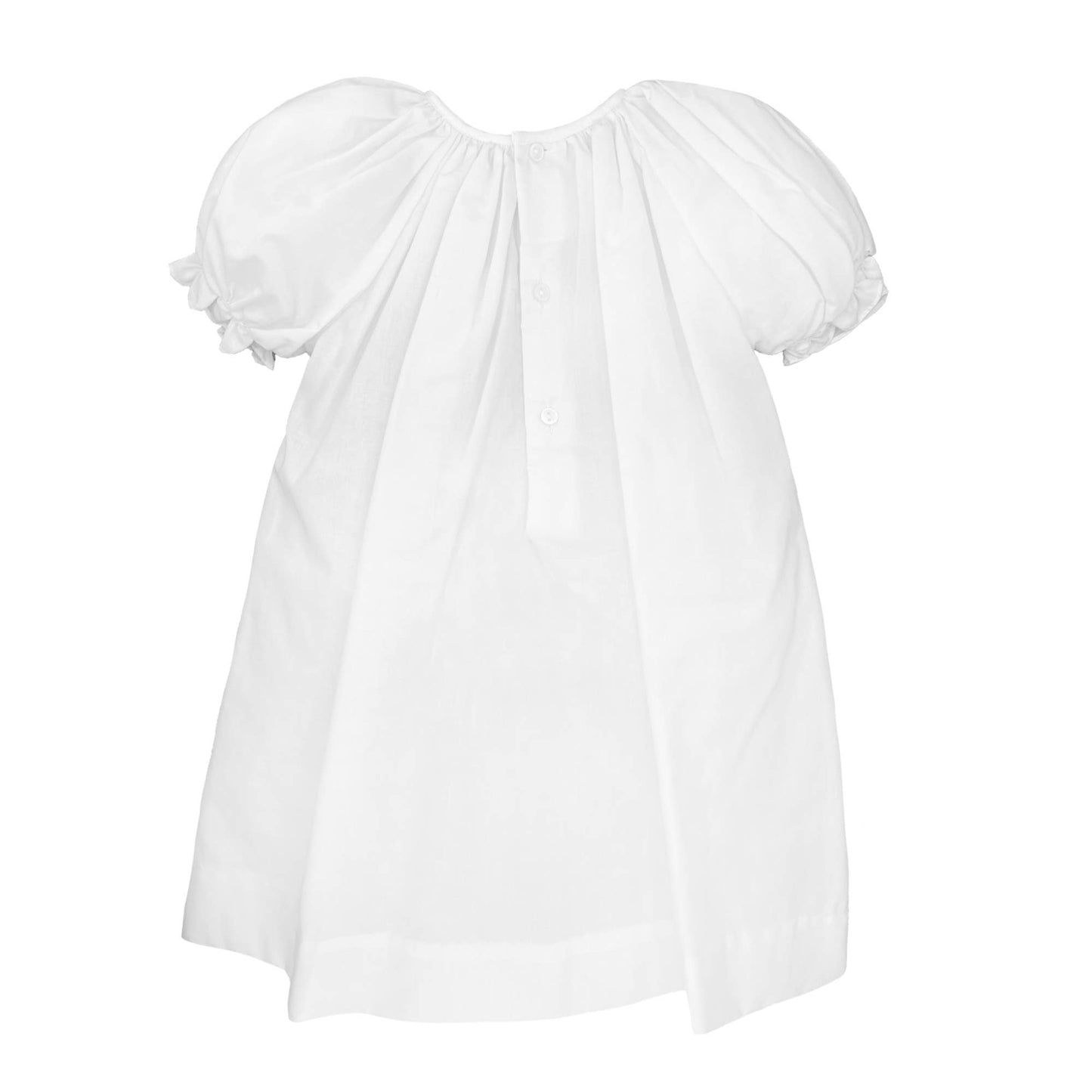 Daygown with Raglan Sleeves and Embroidered Hem: Lavender / Preemie