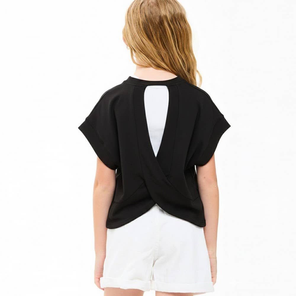 Open Back Fashion Top