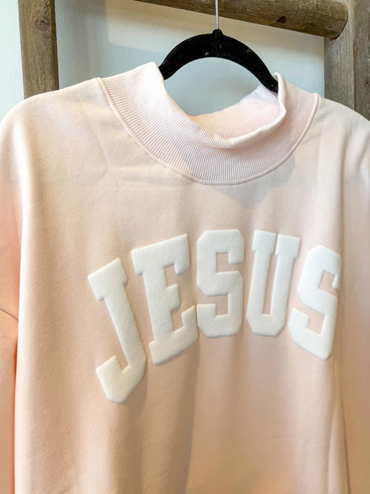 Pink Jesus sweatshirt