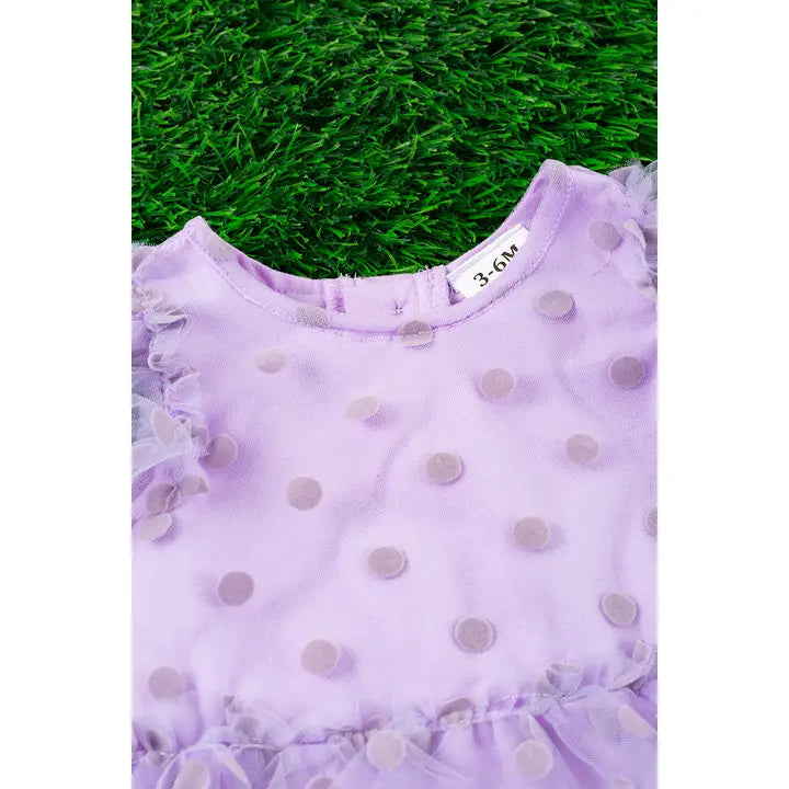 Polka Dot Sheer Onesie