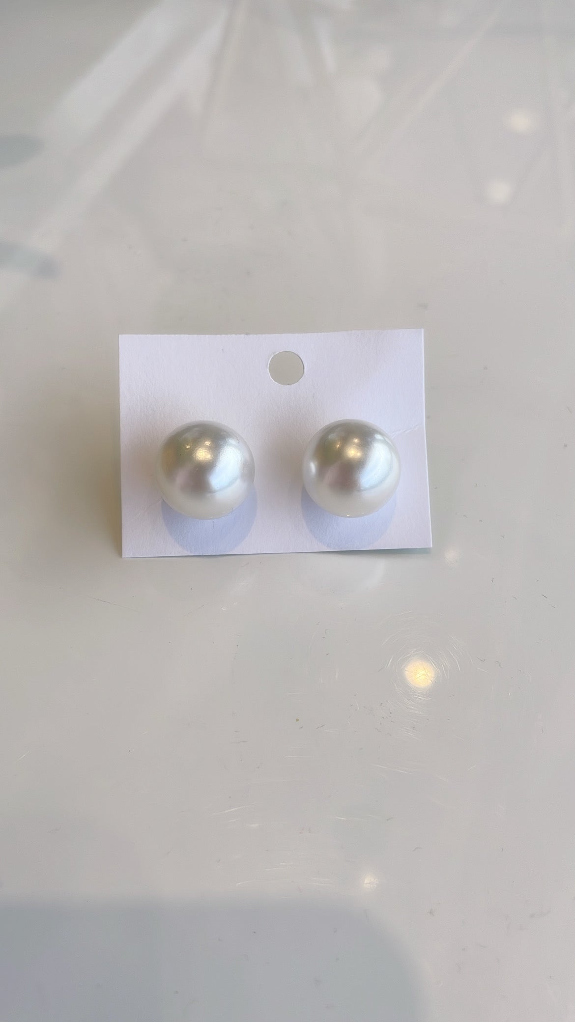 Big Pearl Earrings