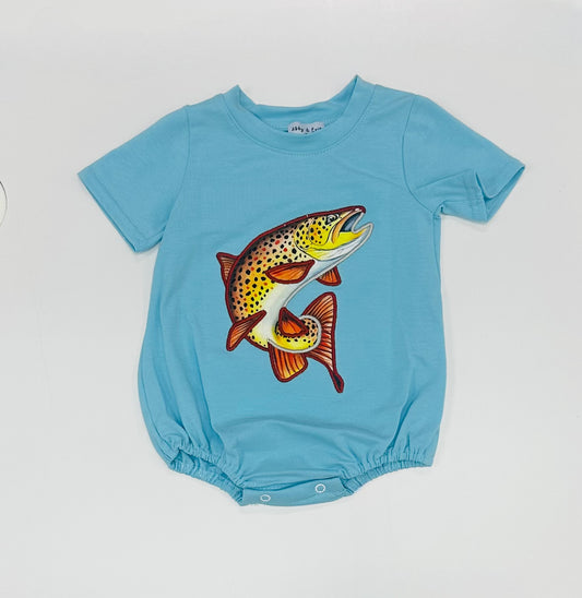 Blue Baby Boy Fish Bubble