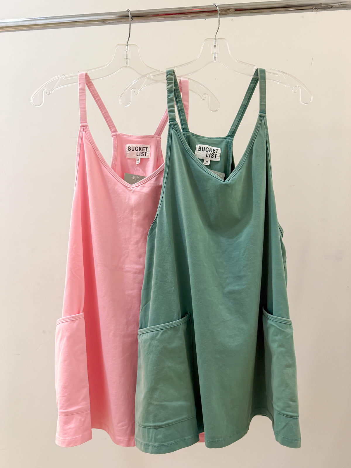 Bucket list romper-Pink