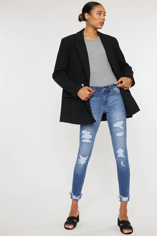 Florence Mid Rise Super Skinny Jeans