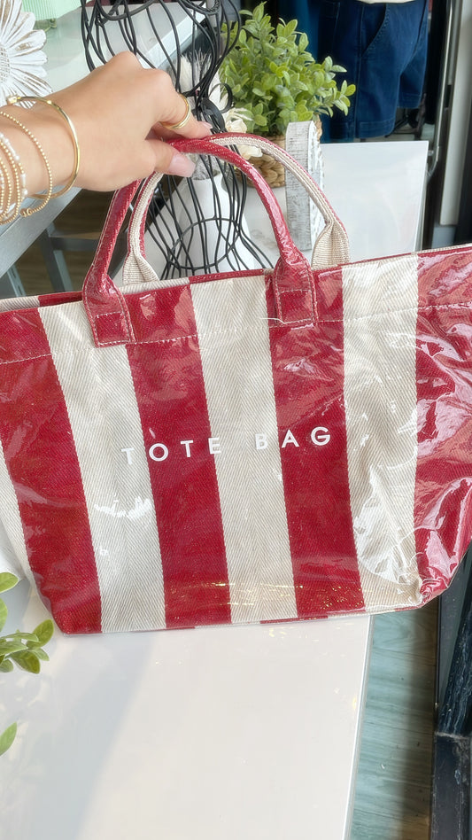 Red Stripe Bag