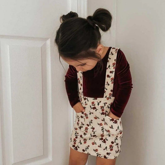 Billie Corduroy Suspender Skirt