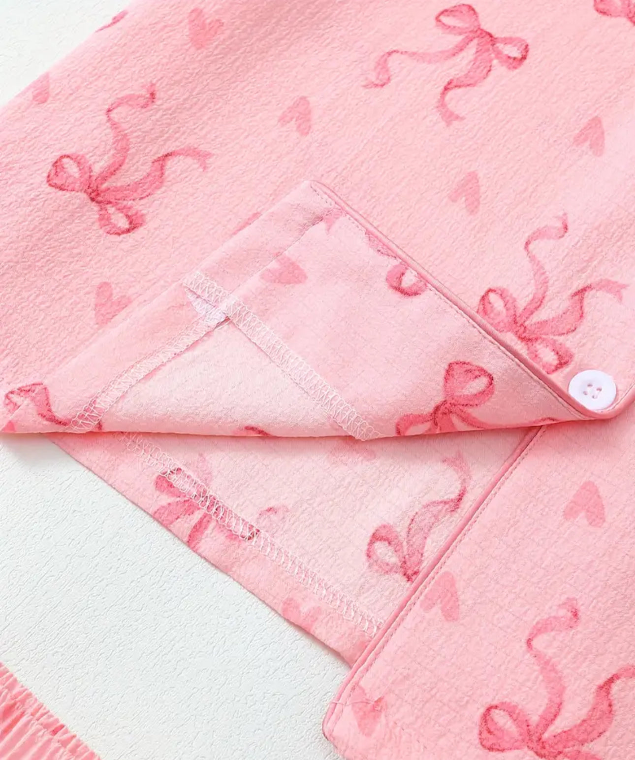 Pink Bow Pjs