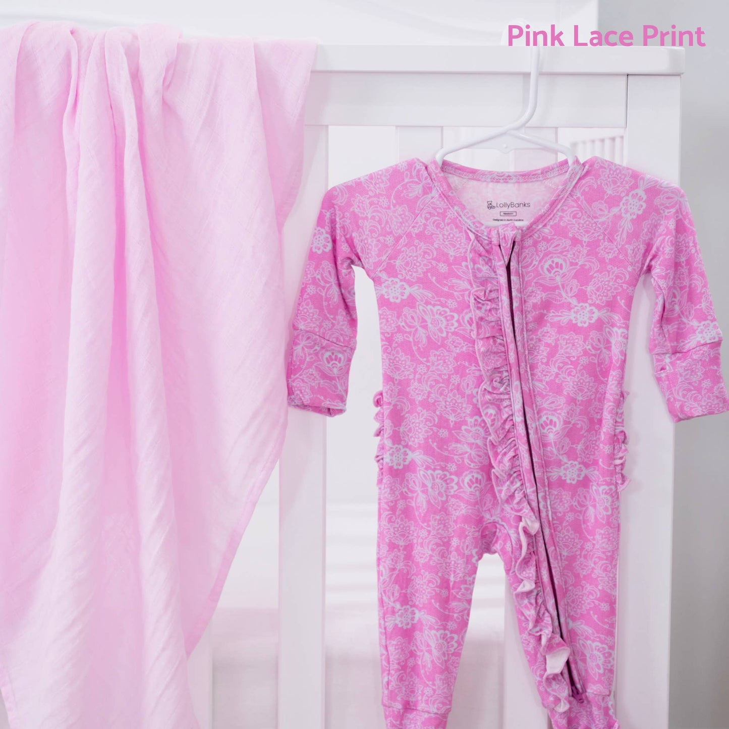 Lovely in Lace Baby Girl Bamboo Pajamas