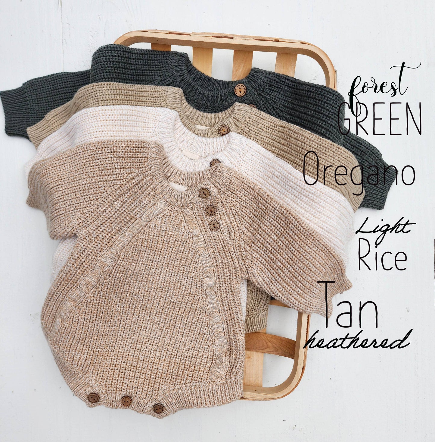 Baby Knit Romper Romper neutral knits Baby clothes Elliot