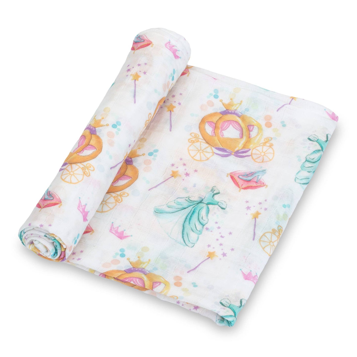 Glass Slipper Baby Muslin Swaddle Blanket