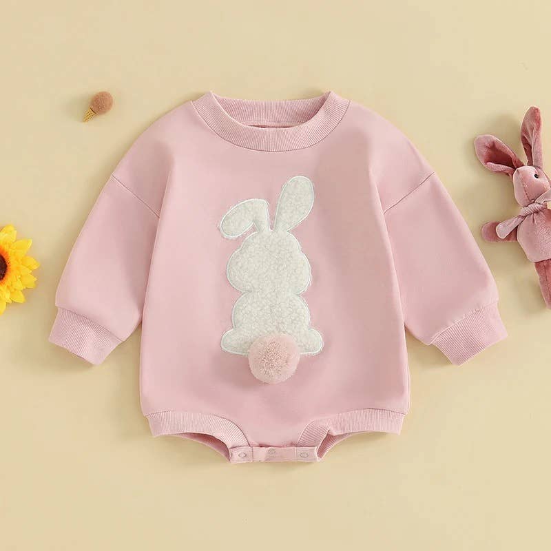 Easter Embroidered Rabbit Bubble