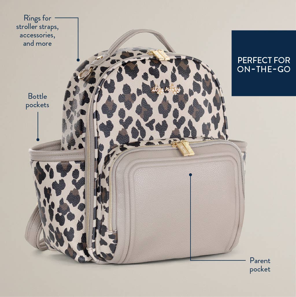 *NEW* Leopard Itzy Mini Plus™ Backpack Diaper Bag