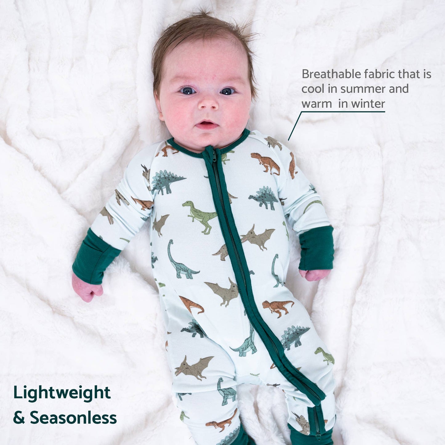 Dinosaur Baby Bamboo Pajamas