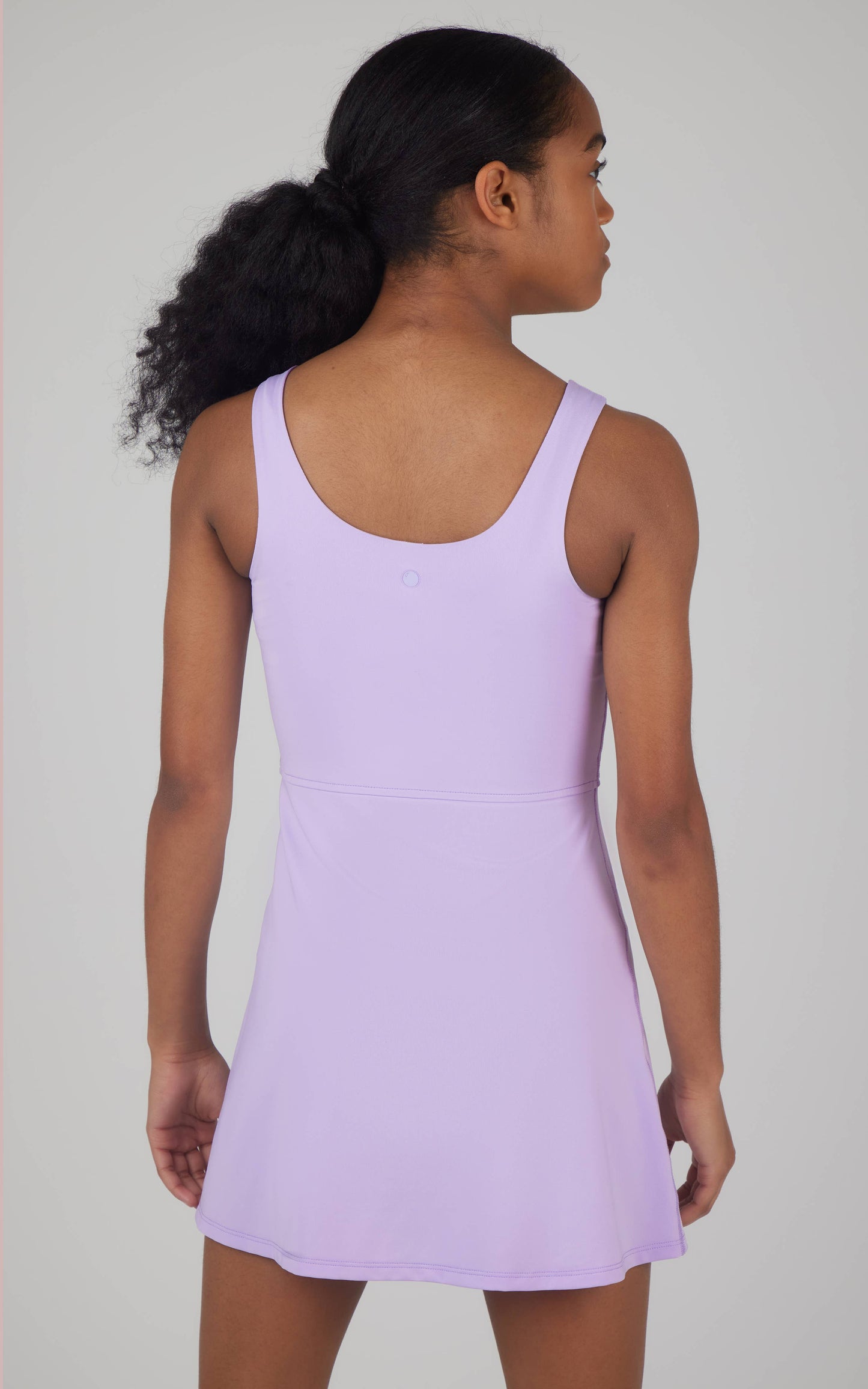 Girls Athletic Active Tennis Dress with Inner Shorts