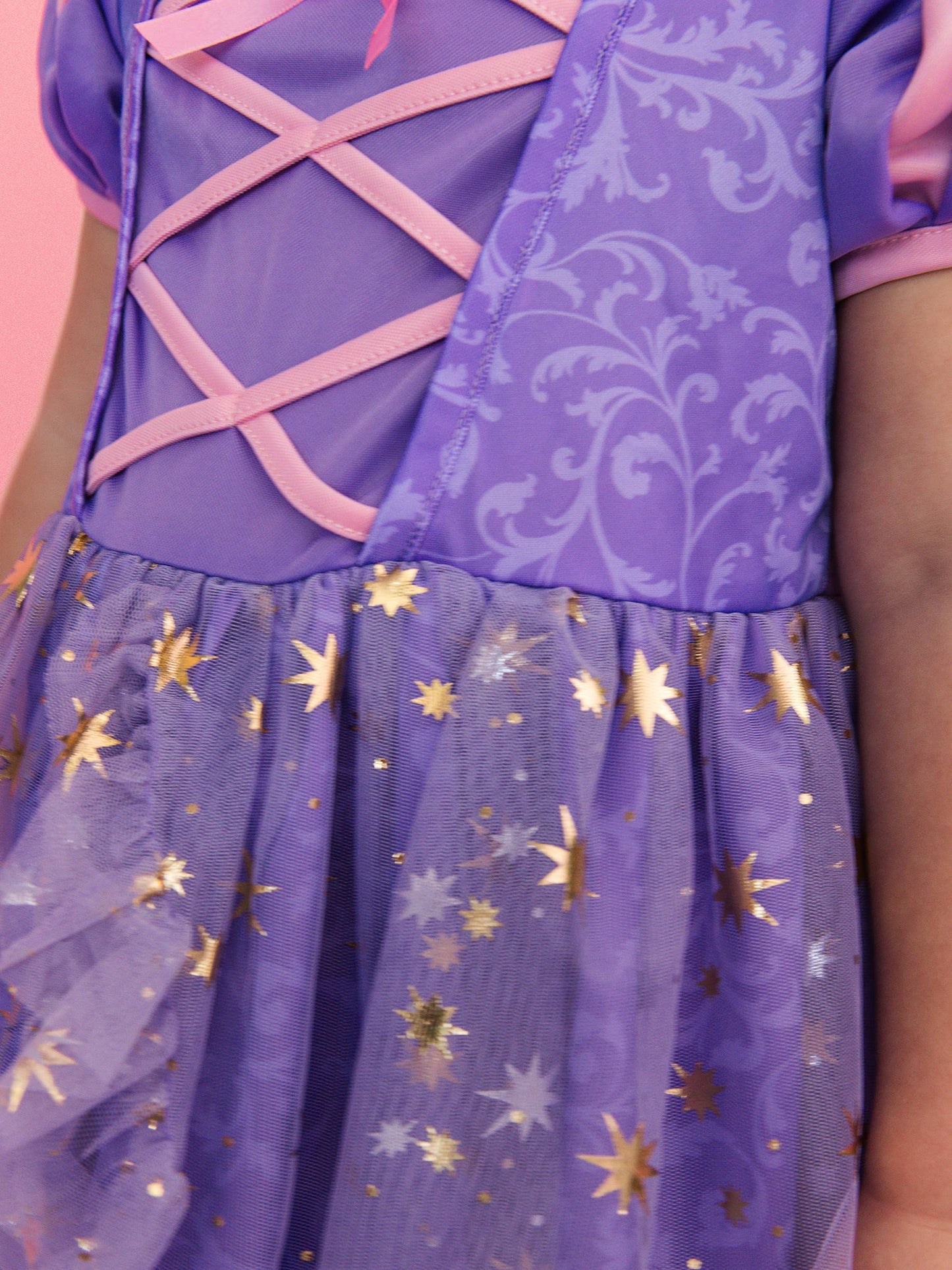 SoftSnooze™ Girls Amethyst Princess Bow Dress-Up Nightgown