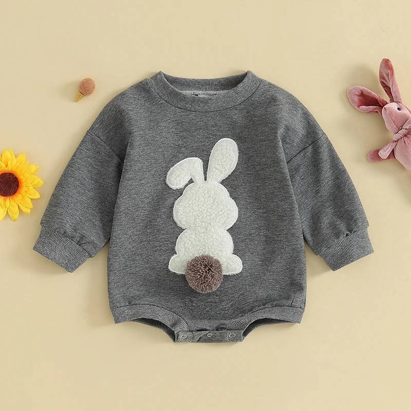 Easter Embroidered Rabbit Bubble