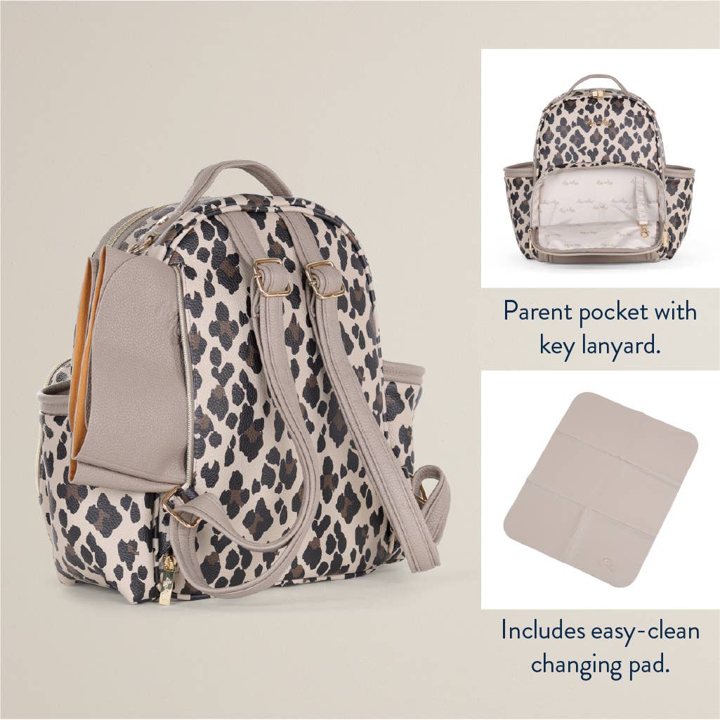 *NEW* Leopard Itzy Mini Plus™ Backpack Diaper Bag