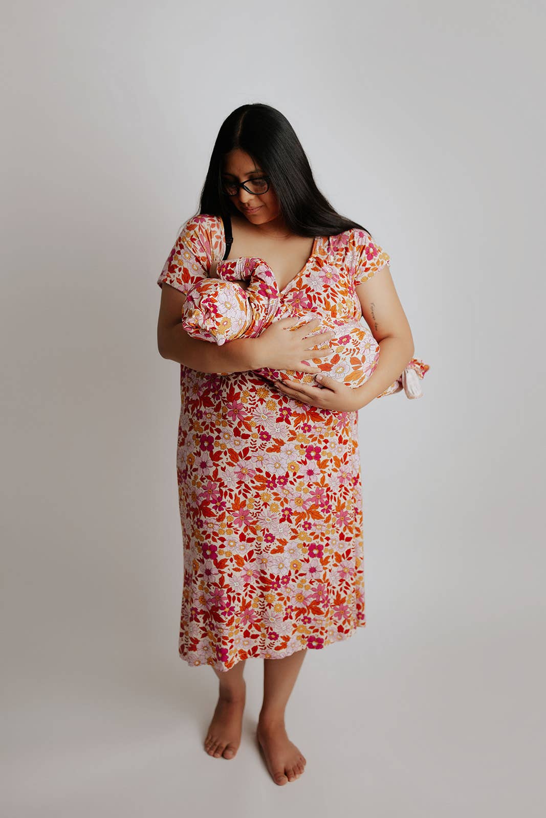 Wild Child Floral Knotted Gown