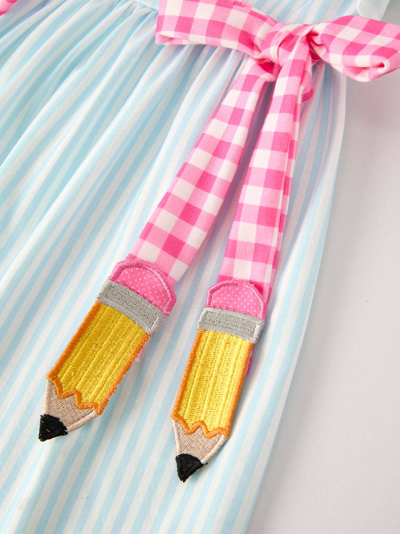 bow school dress
