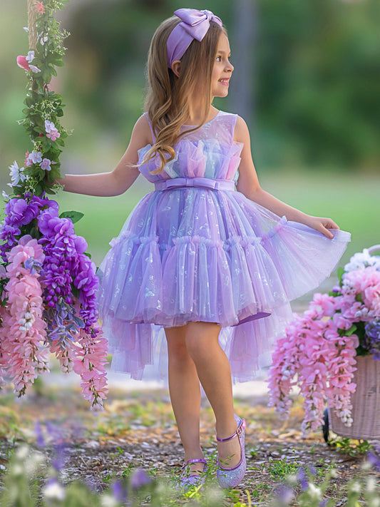 Pirouetting In Pastels Belted Tutu Dress