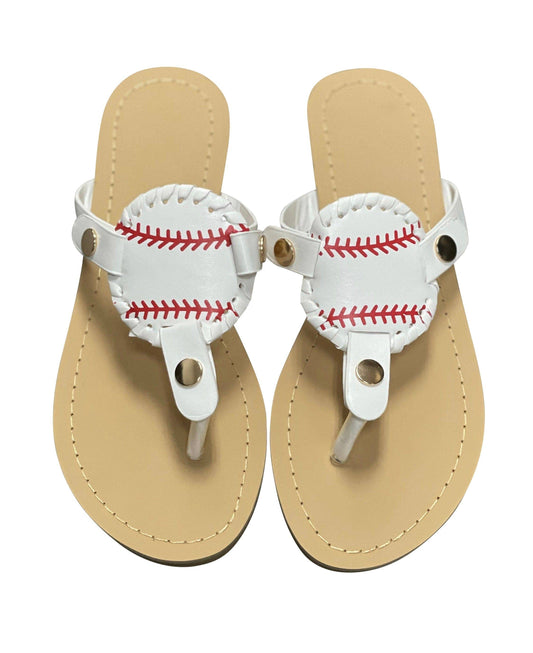 Sandals Women Baseball Flip Flops