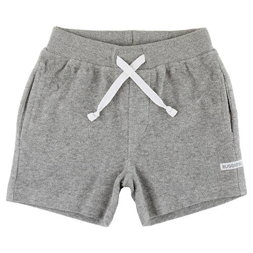Heather Gray Terry Knit Casual Shorts